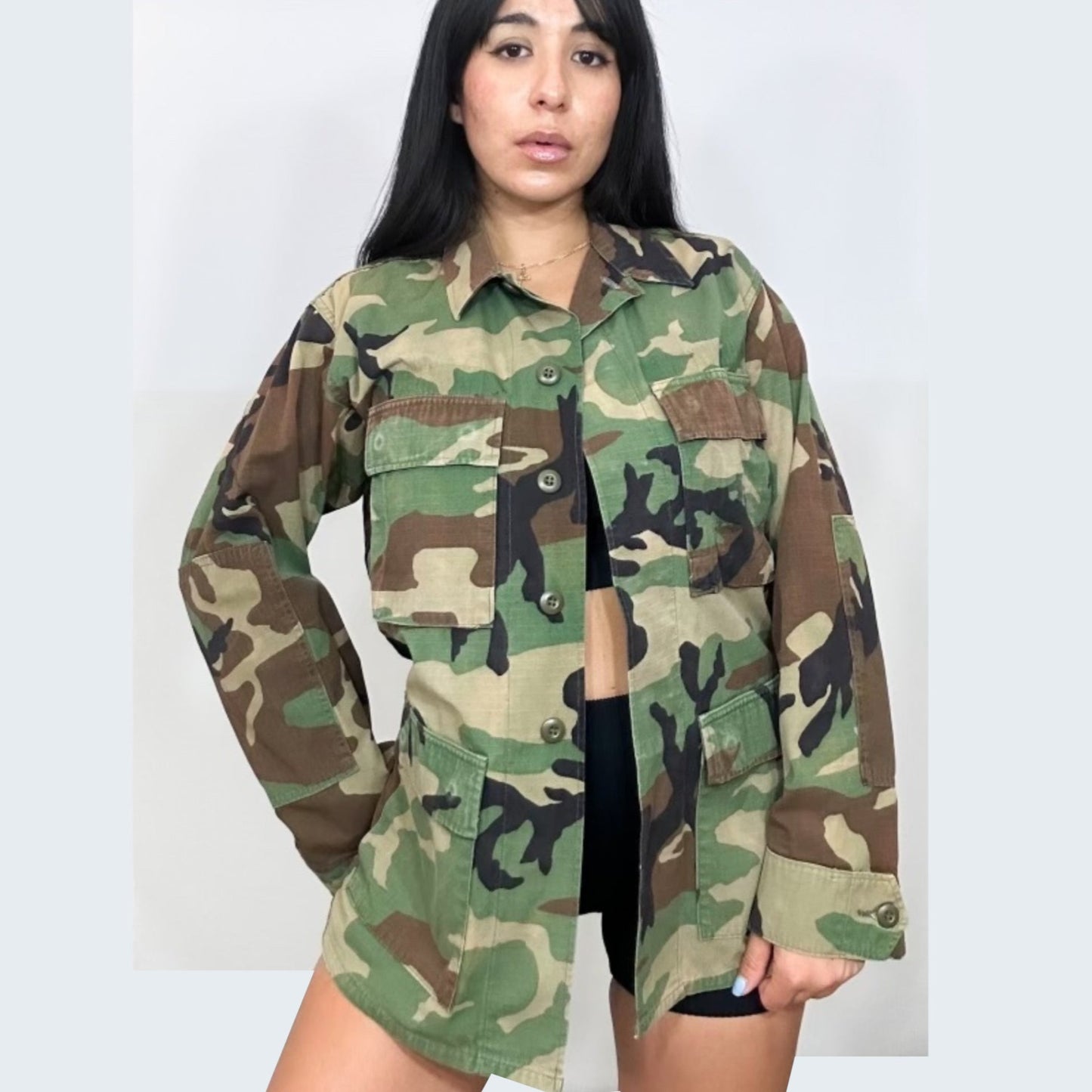 Yeezus Patch Camo Jacket