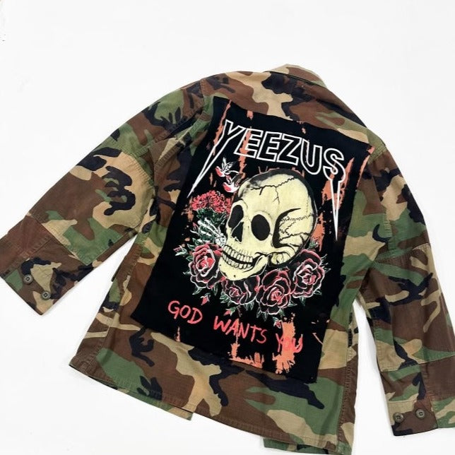 Yeezus Patch Camo Jacket