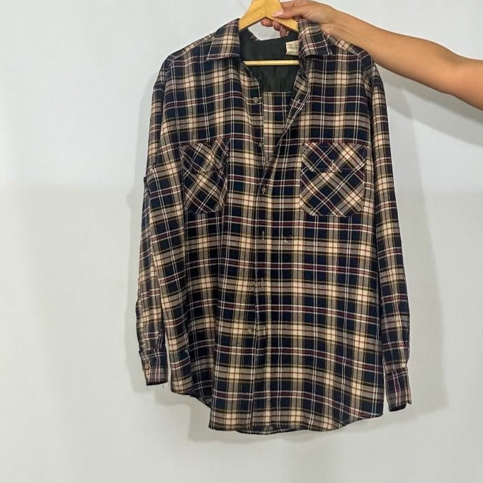 Grunge Cobain Patch Flannel