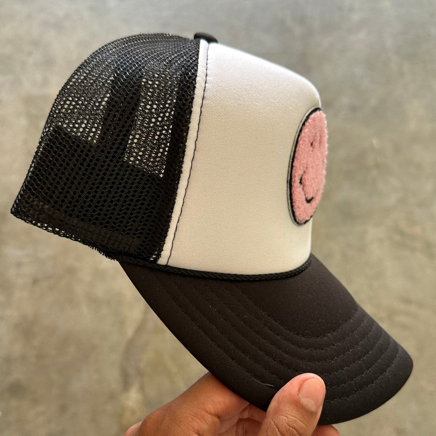 Happy Patch Trucker Hat