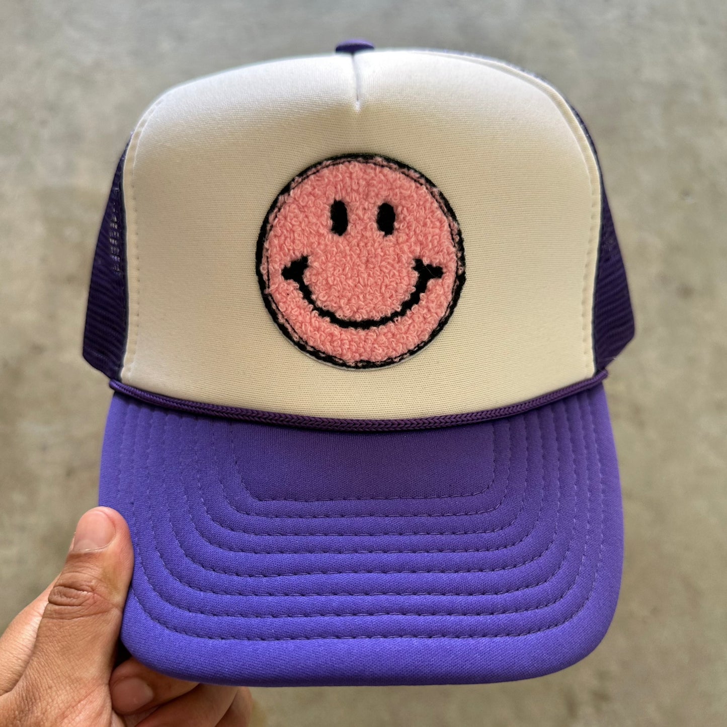 Happy Patch Trucker Hat