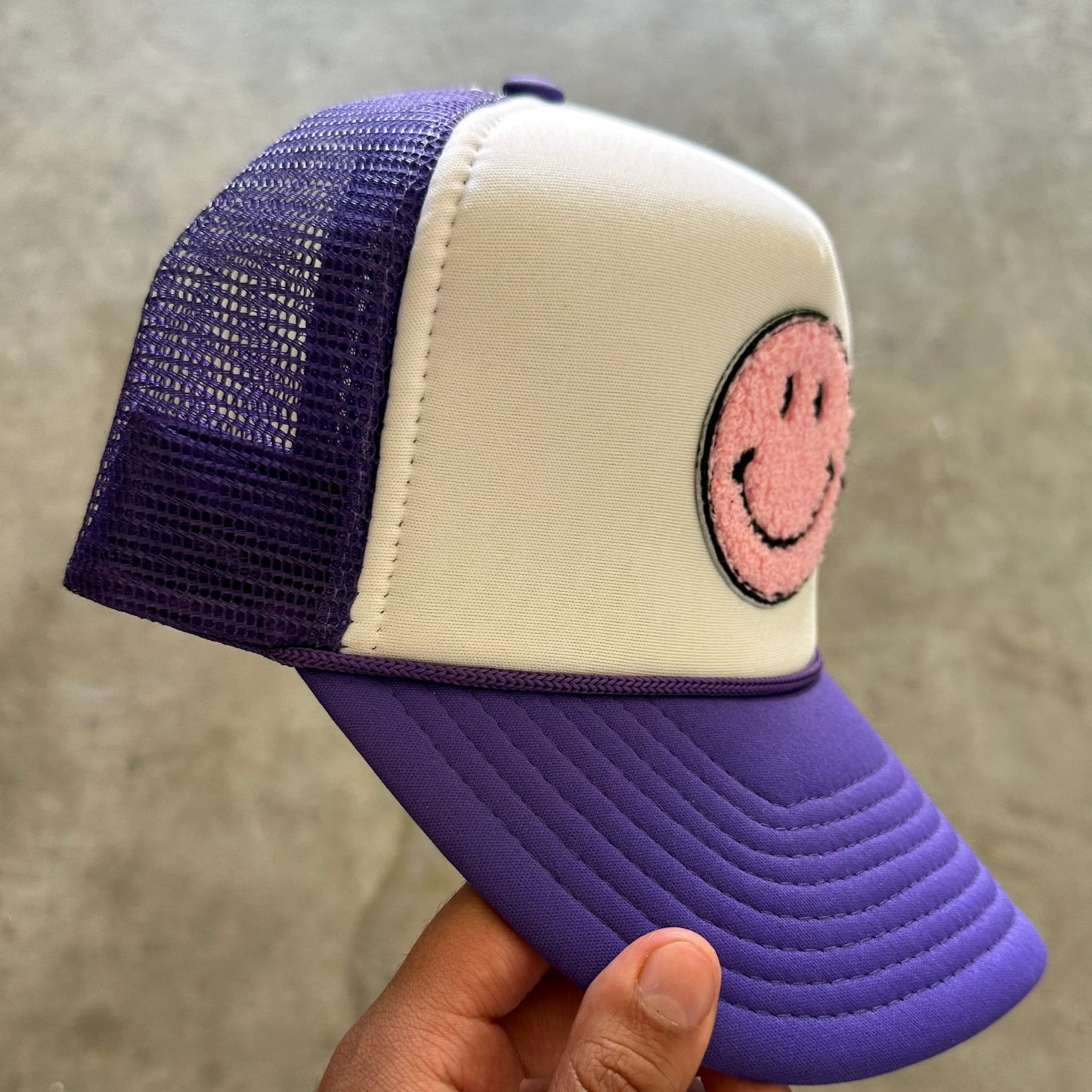 Happy Patch Trucker Hat