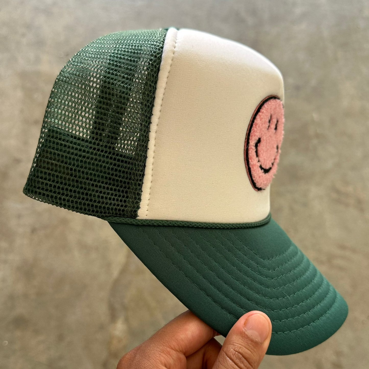 Happy Patch Trucker Hat