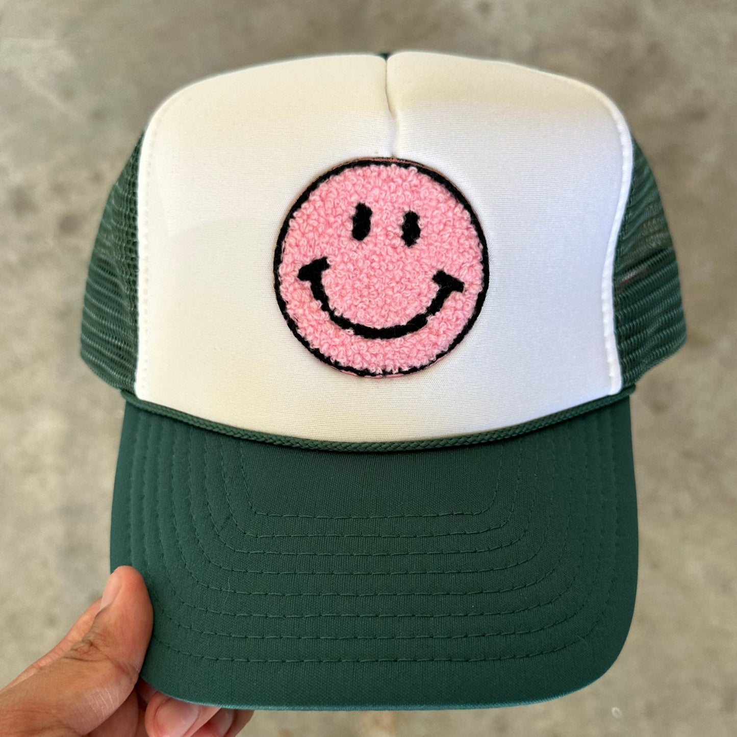 Happy Patch Trucker Hat