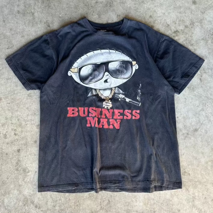 Business Man Cartoon Tee