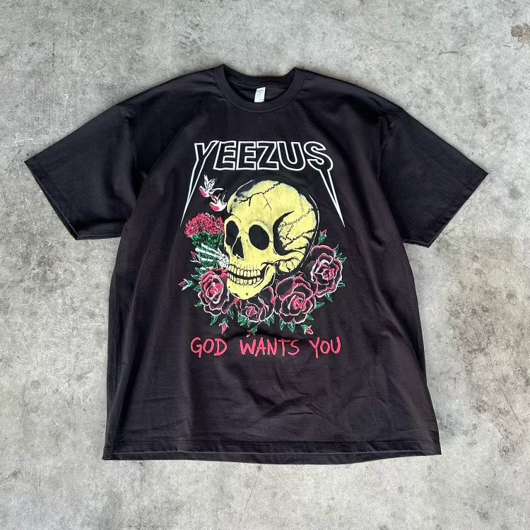 Yeezus Skull Tee (blk)