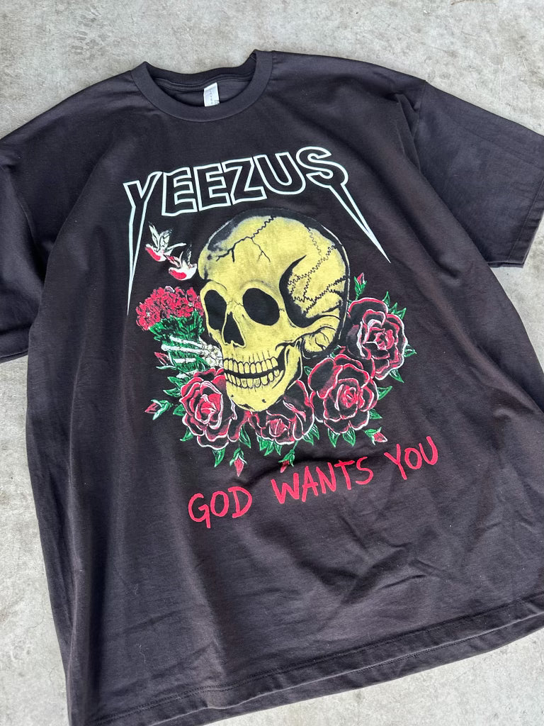 Yeezus Skull Tee (blk)