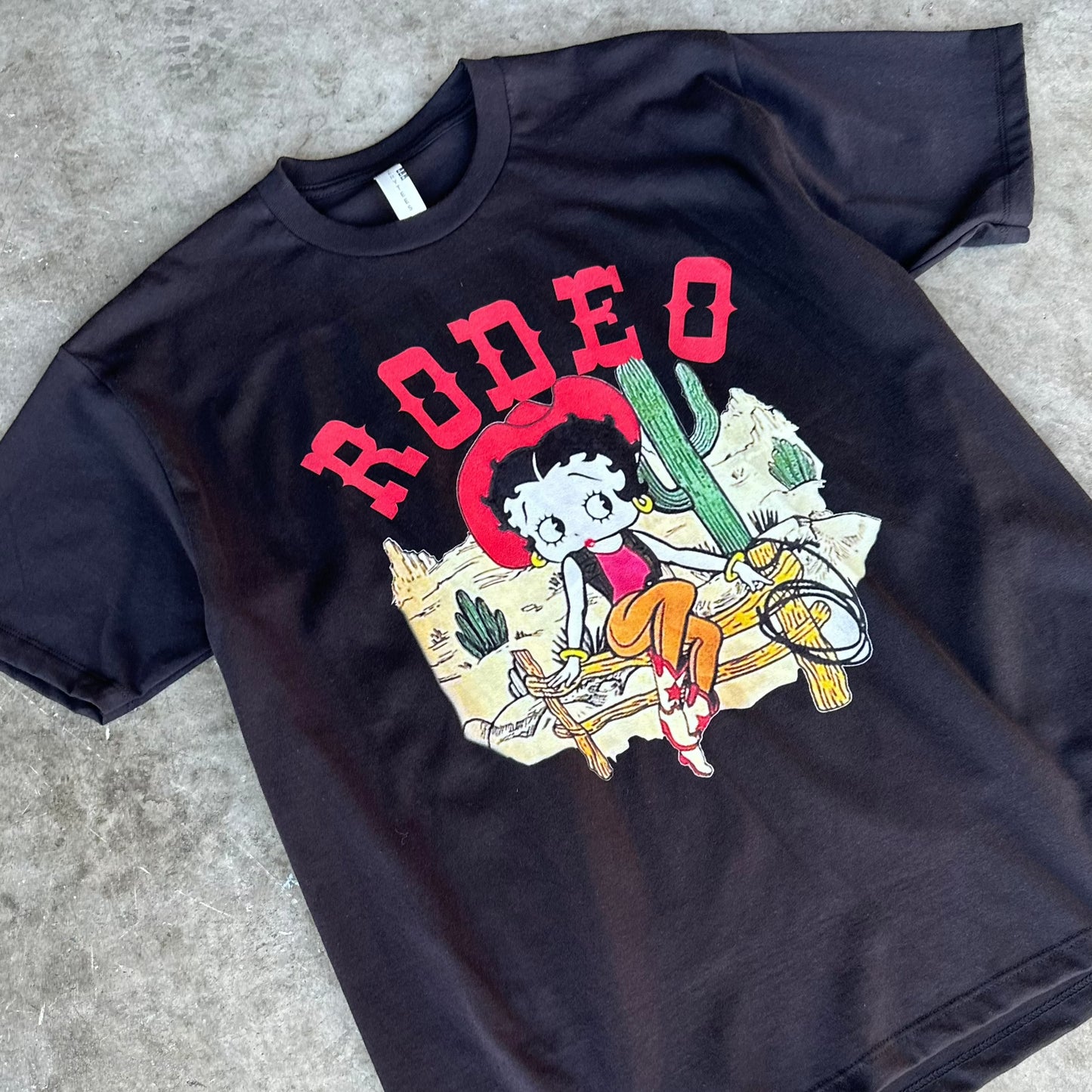 Retro Rodeo Betty Boop Tee