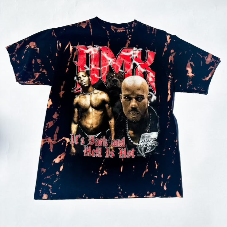 90s Inspired DMX Tie Dye Tee (RED)