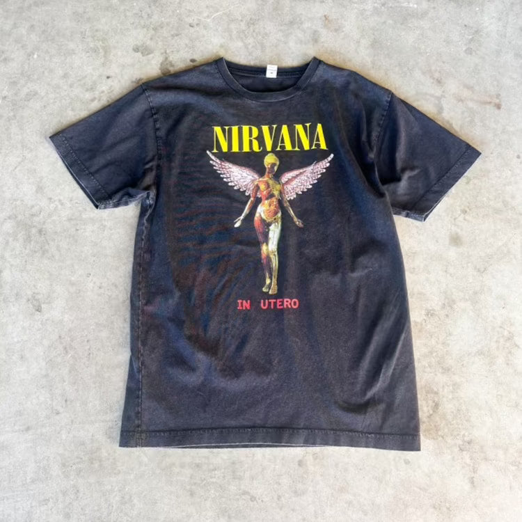 90s Nirvana Vintage Wash Tee