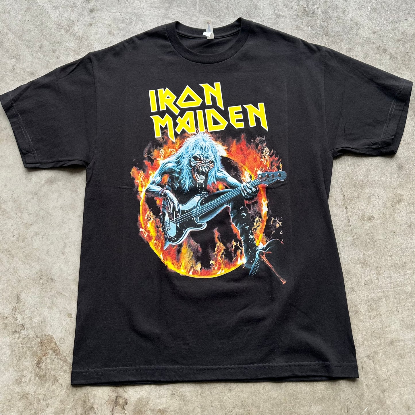Iron Maiden Guitar Band Tee