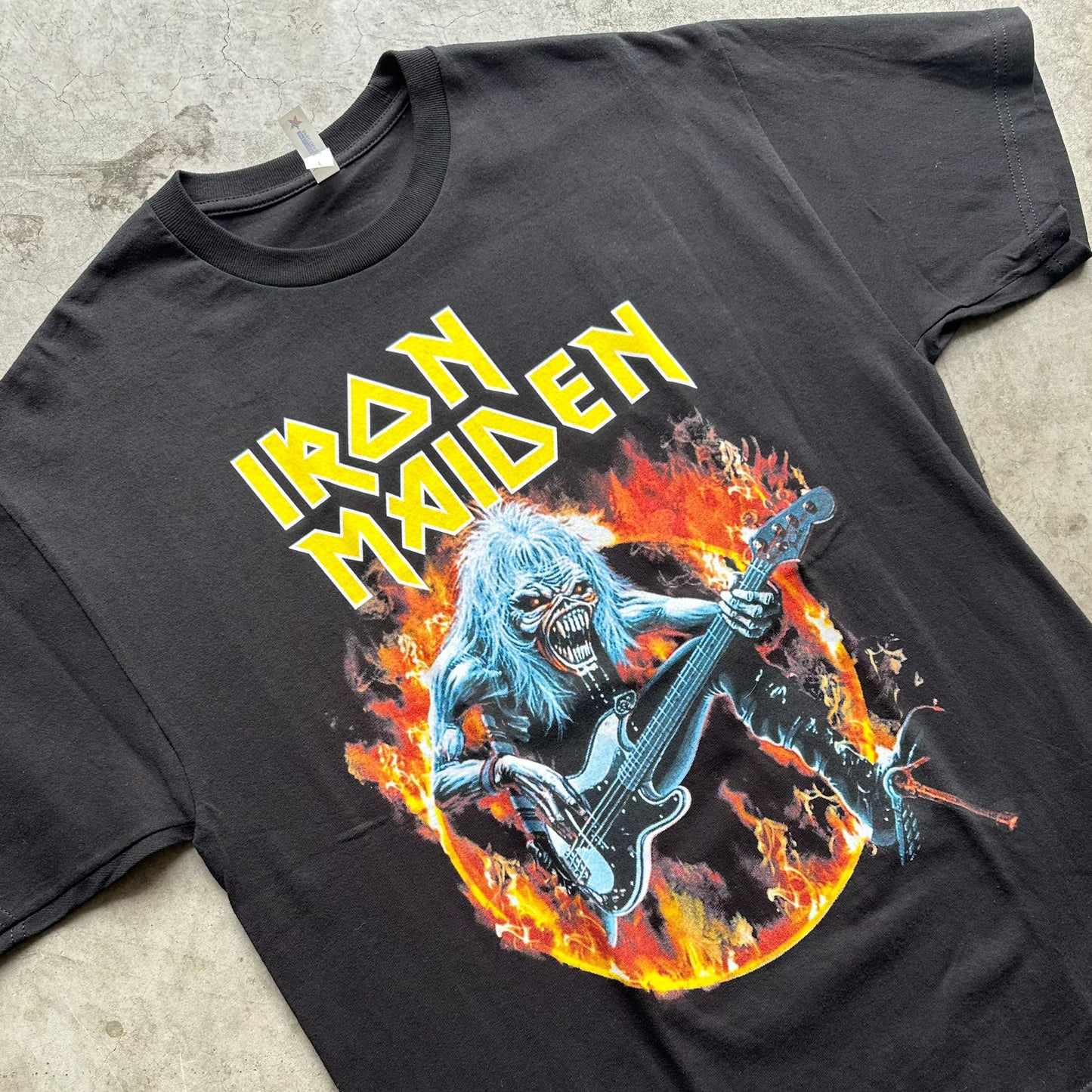 Iron Maiden Guitar Band Tee
