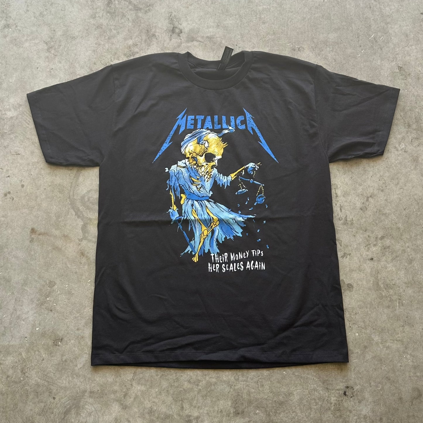 Metallica Blue (Blk) Tee