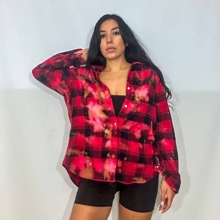 90s Basketball Patch Flannel