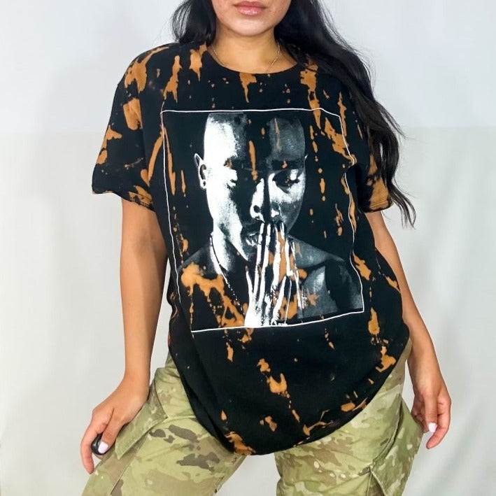 Praying Tupac Tie Dye Tee