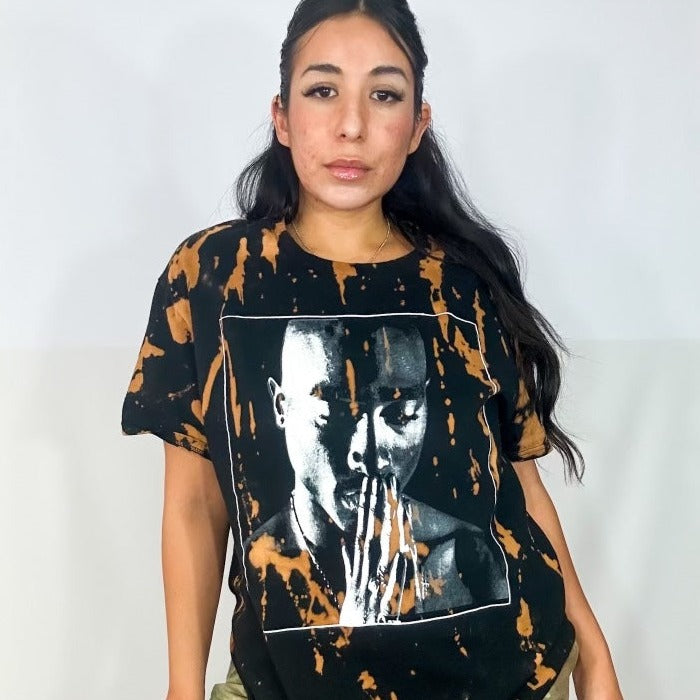 Praying Tupac Tie Dye Tee