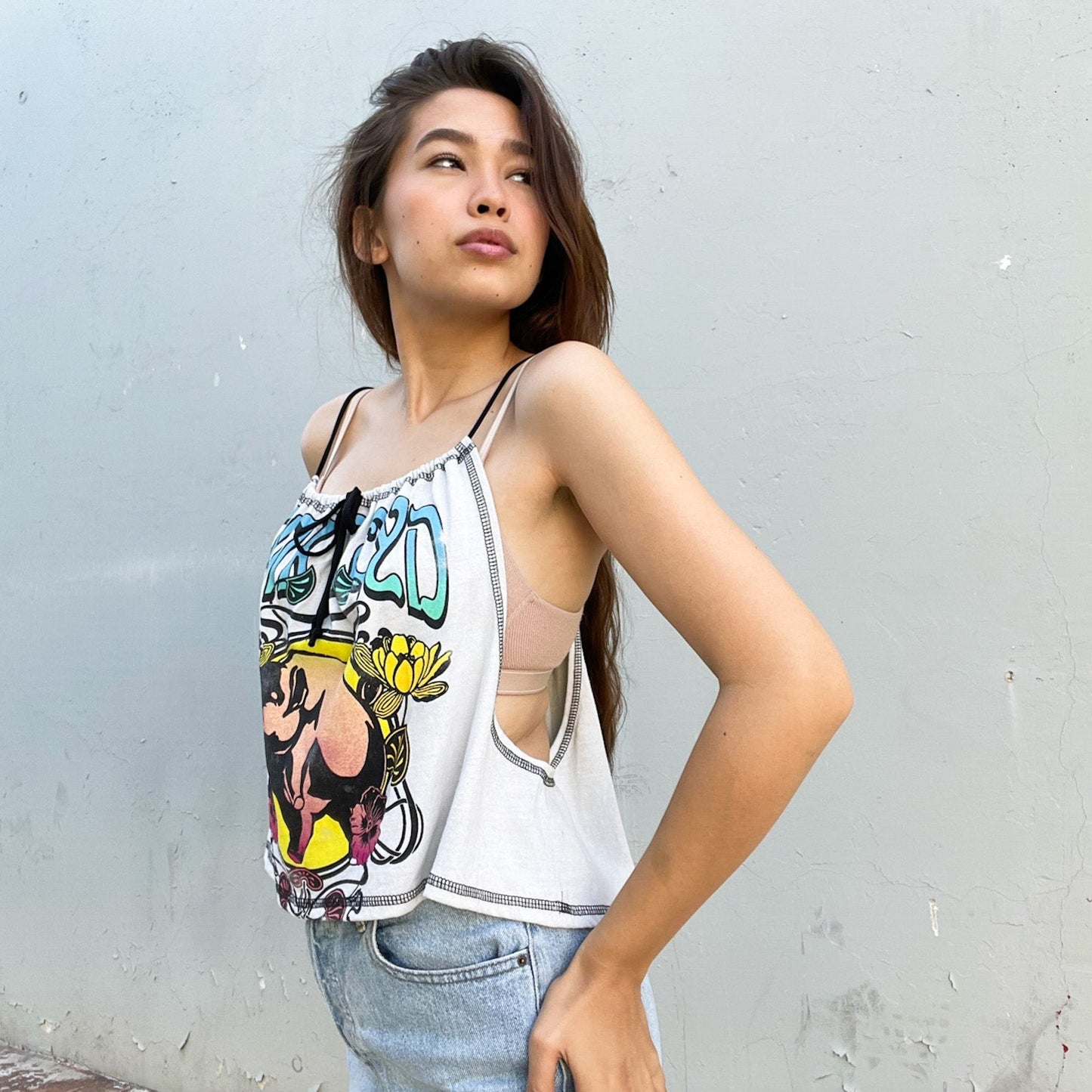 Pink Floyd Upcycled Tank