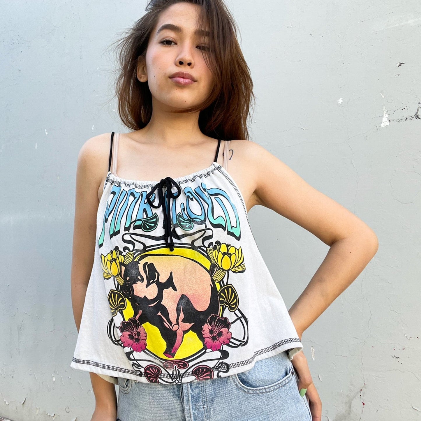 Pink Floyd Upcycled Tank