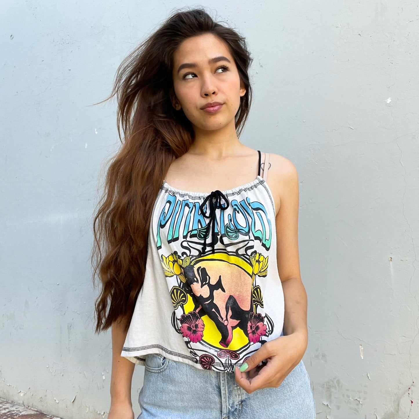 Pink Floyd Upcycled Tank