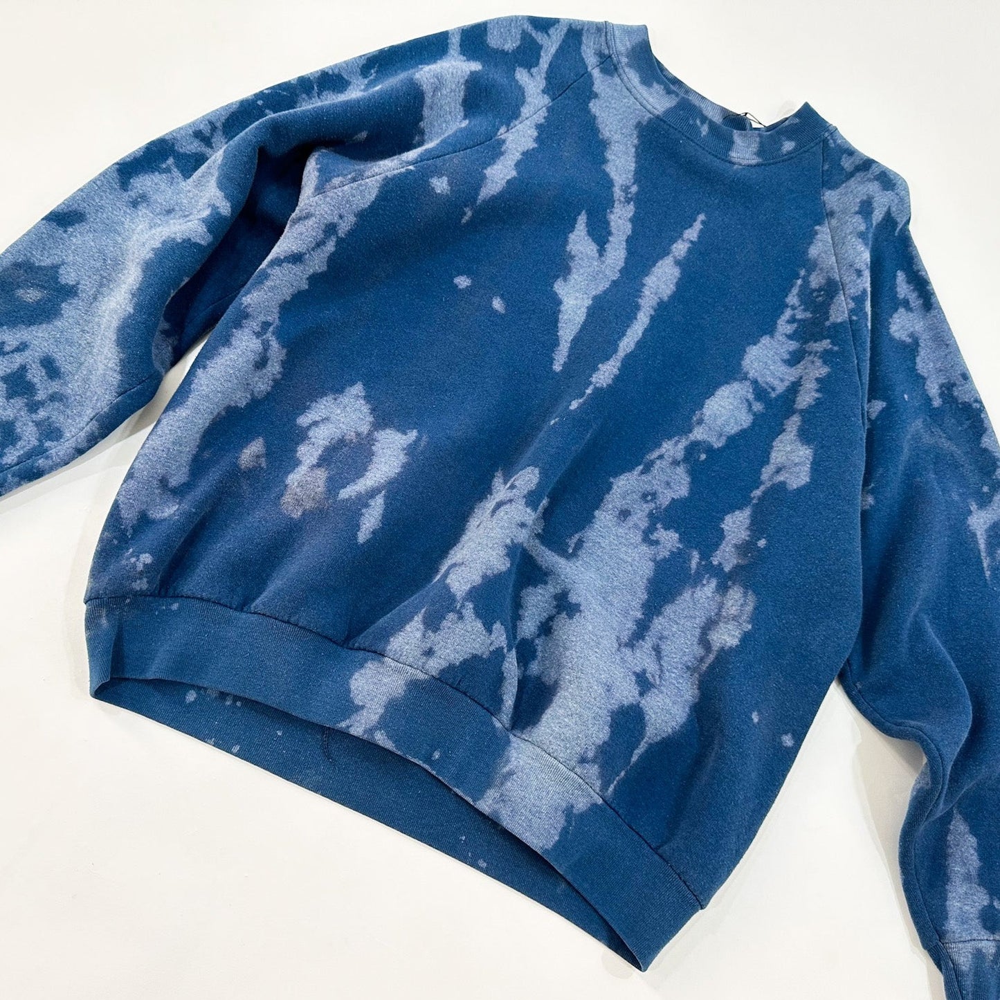 Blue Tie Dye Crewneck
