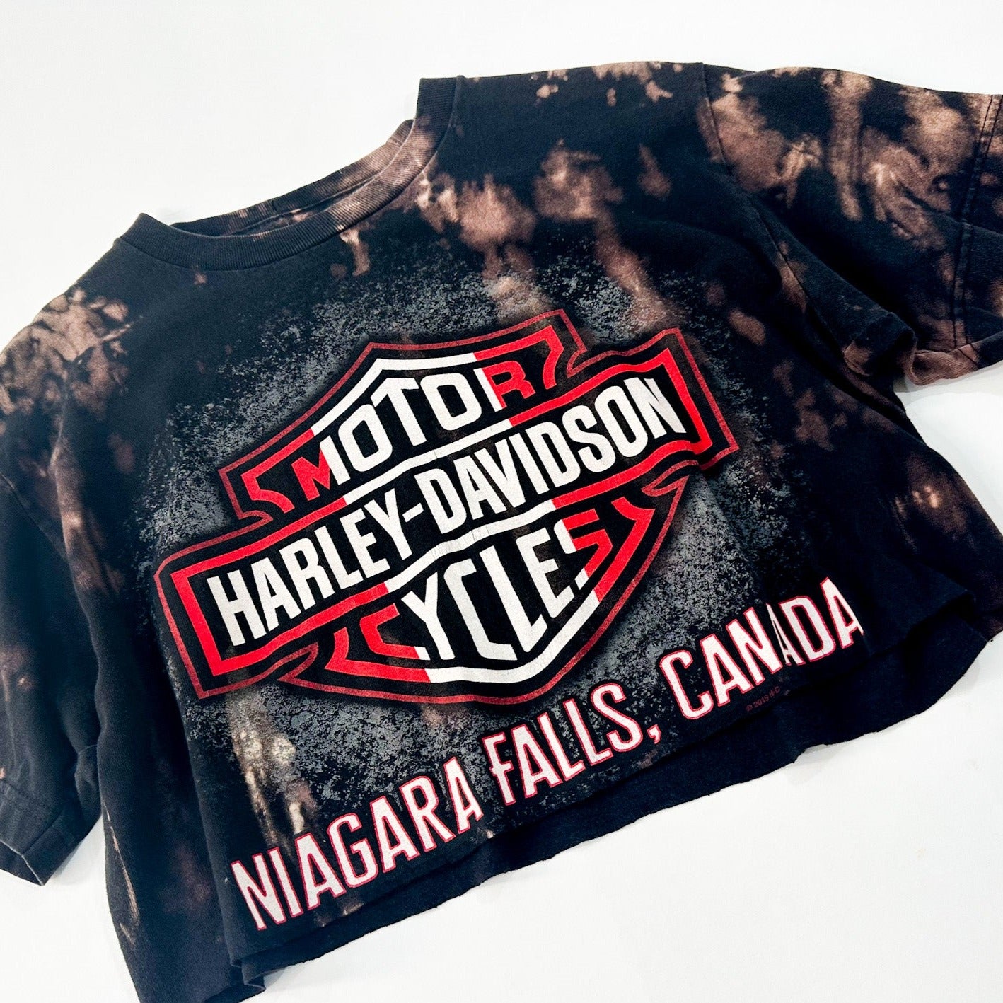 Harley Biker Crop Tee