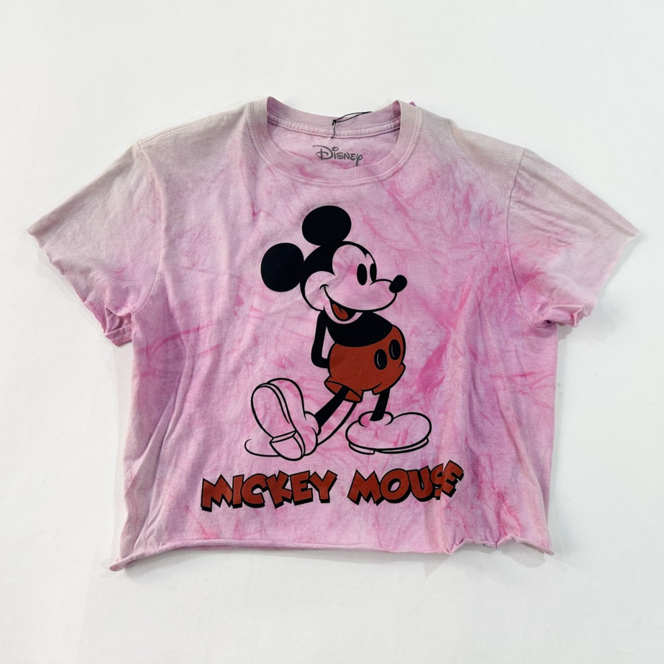 Tie Dye Mickey Crop Tee