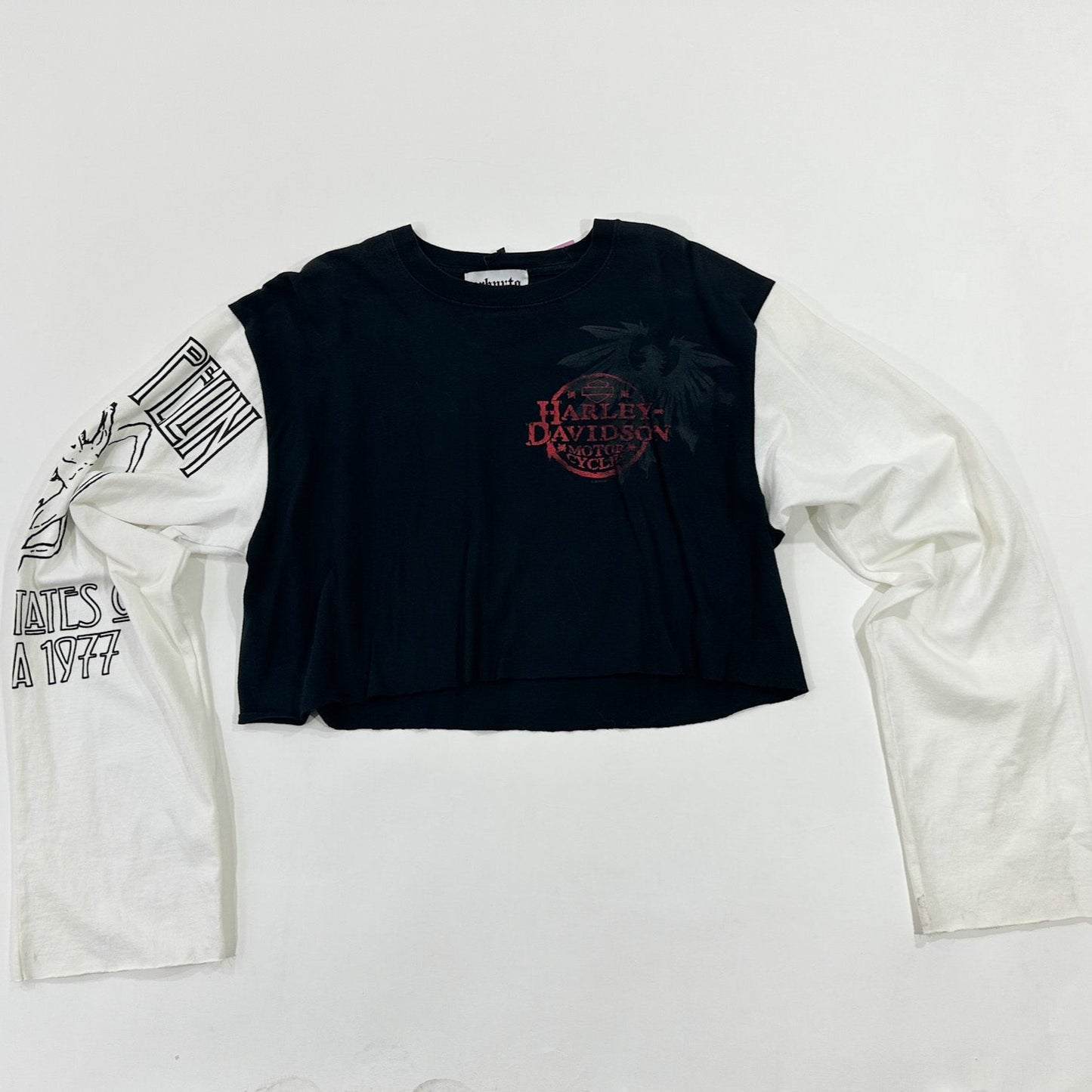 Harley Davidson Upcycled Band Shirt