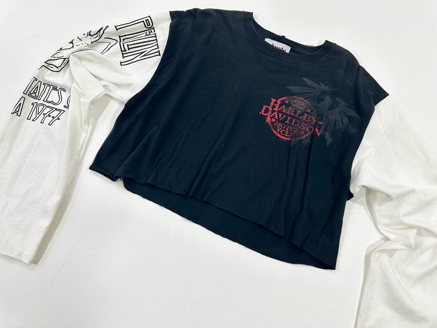 Harley Davidson Upcycled Band Shirt