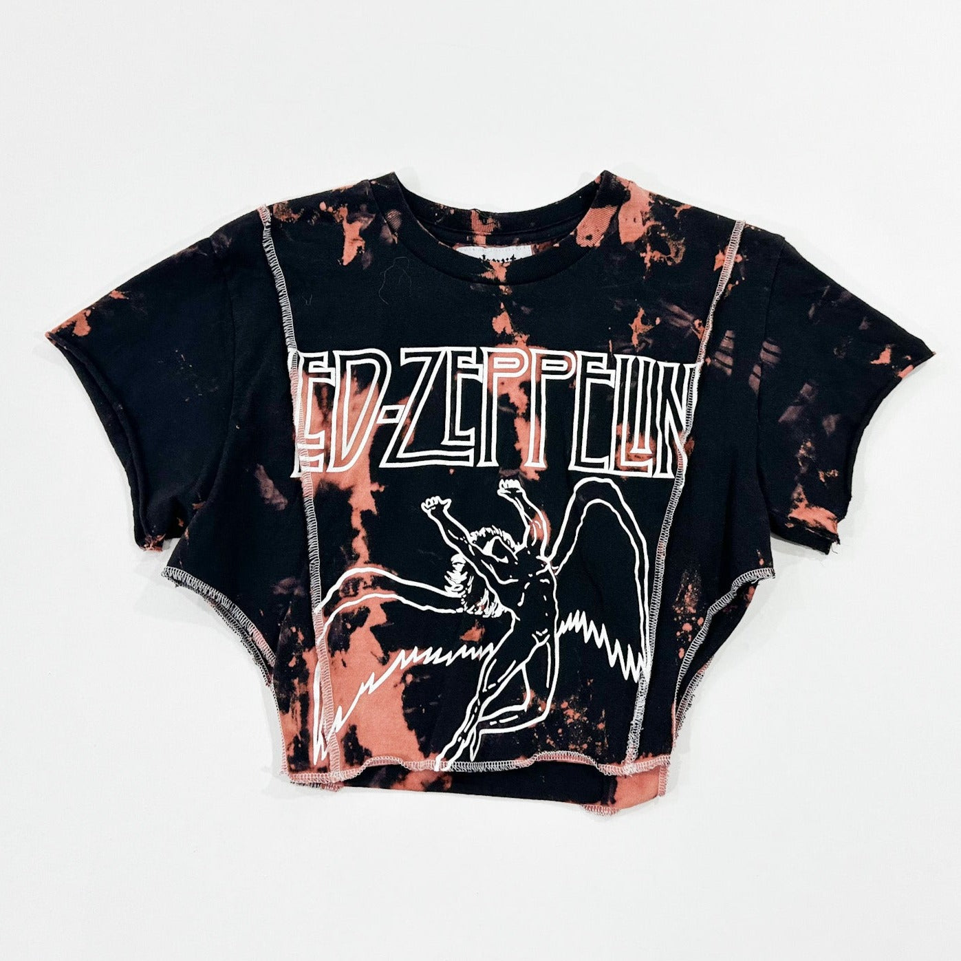 Led Zeppelin Seam Crop Top