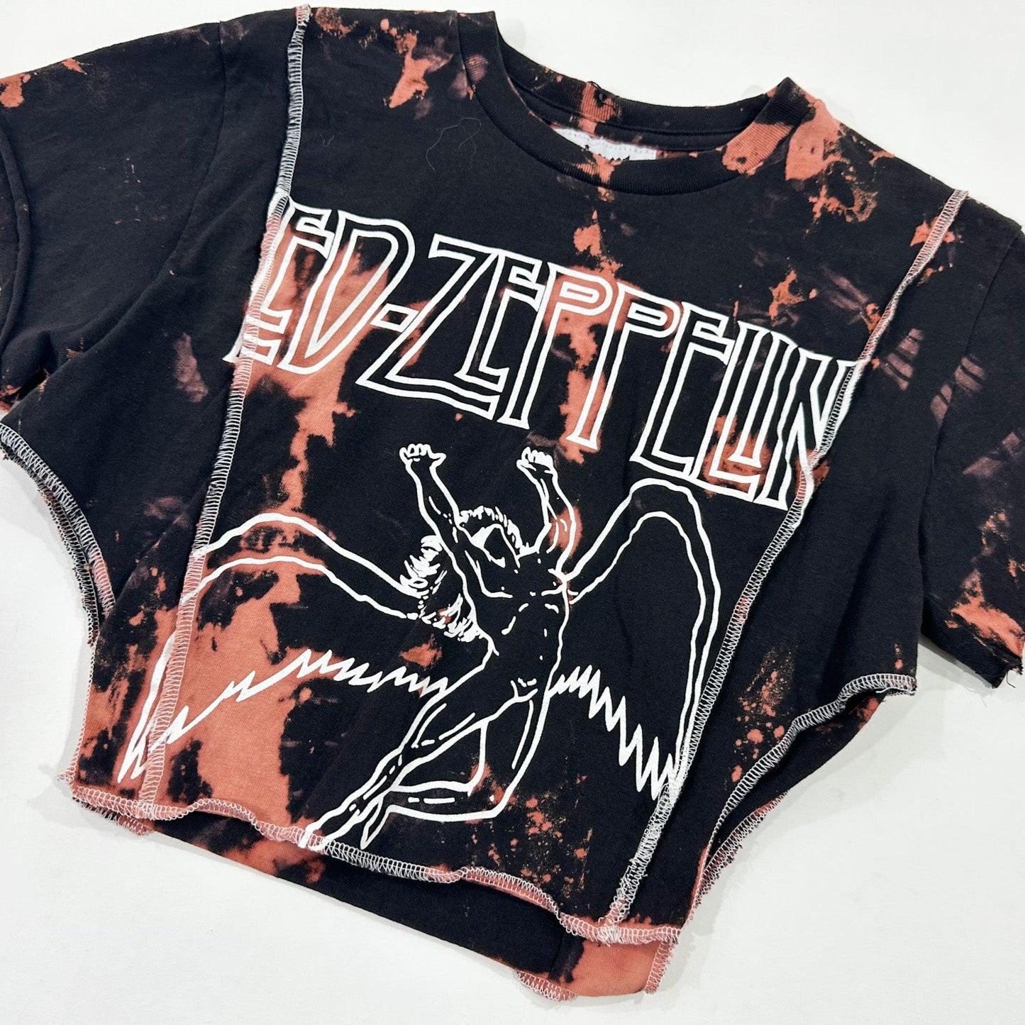Led Zeppelin Seam Crop Top