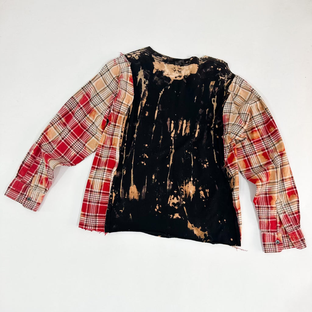 Tupac Upcycled Flannel Shirt