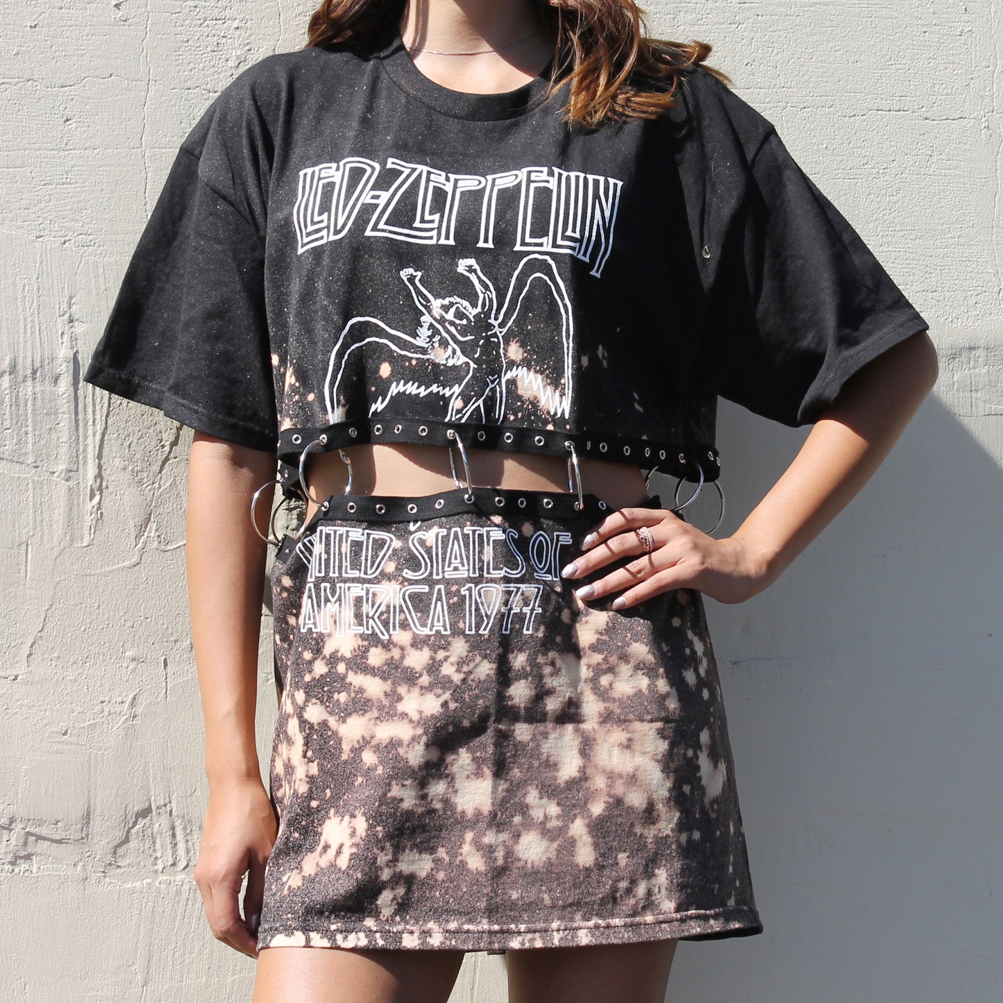 Led Zeppelin Metal Hoop Band Tee