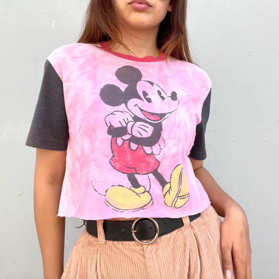Retro Mickey Crop Top