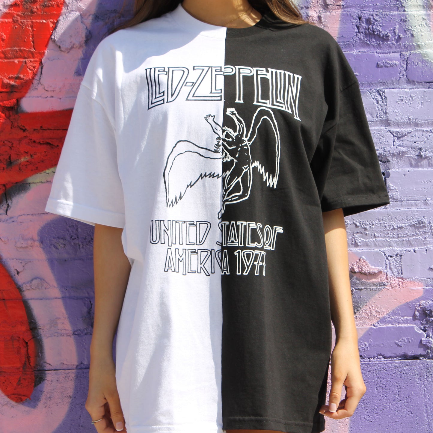 Led Zeppelin Custom Split Tee
