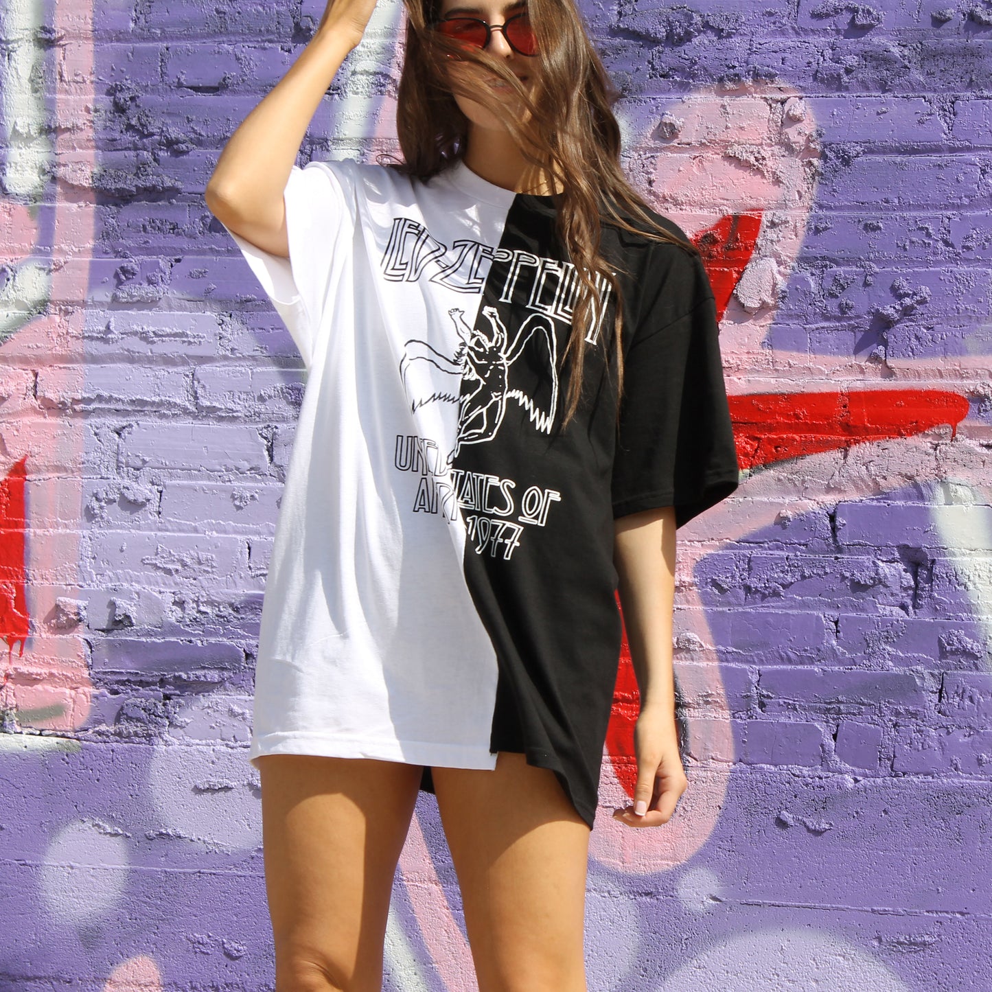 Led Zeppelin Custom Split Tee