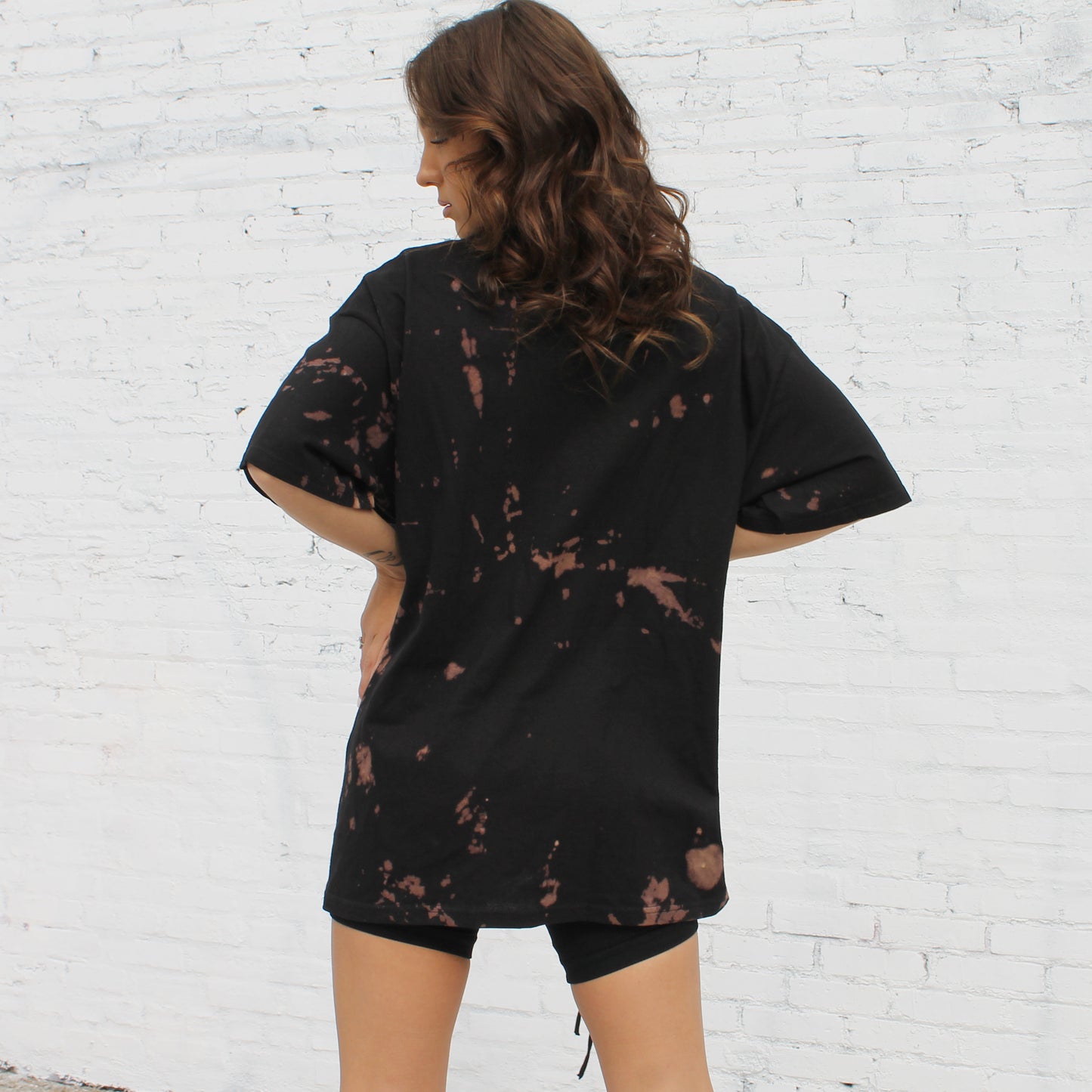 Tupac Lace Up Oversized Tee