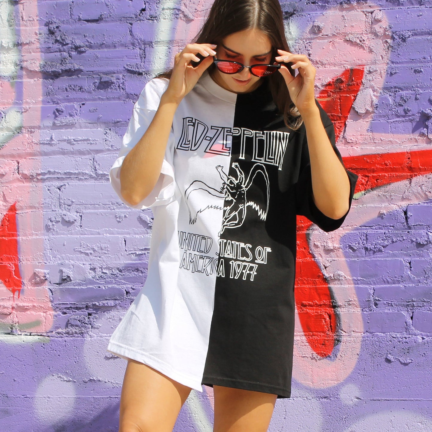 Led Zeppelin Custom Split Tee