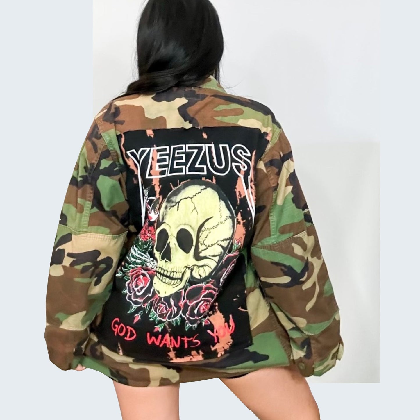 Yeezus Patch Camo Jacket