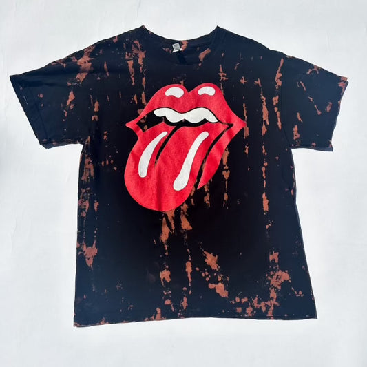 Rolling Stones Tongue Tie Dye Tee
