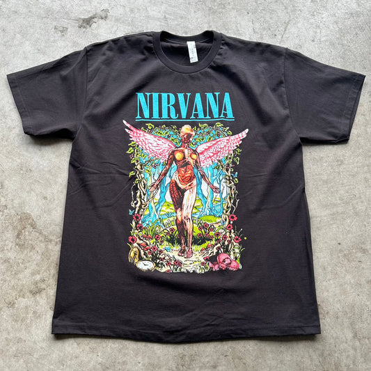 Nirvana Nature Angel Band Tee (blk)