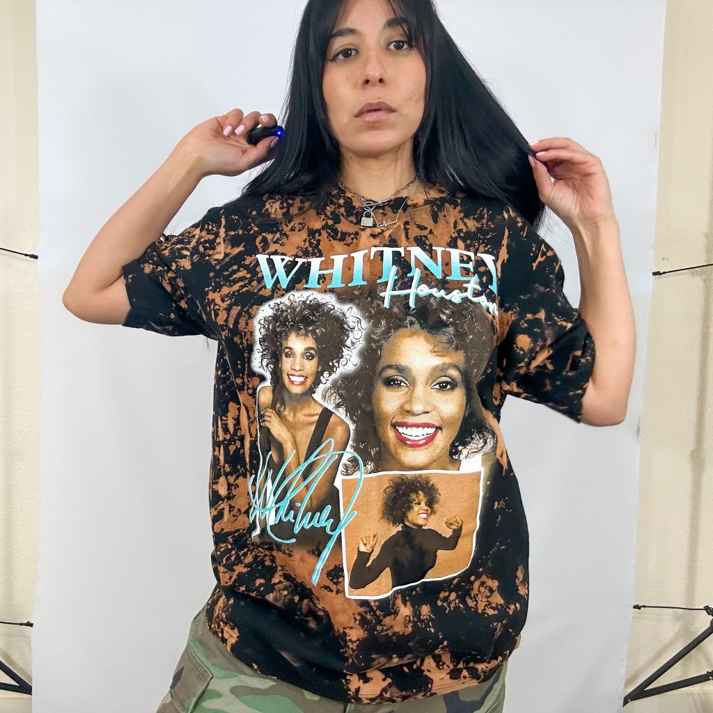 Whitney Houston Tie Dye Tee