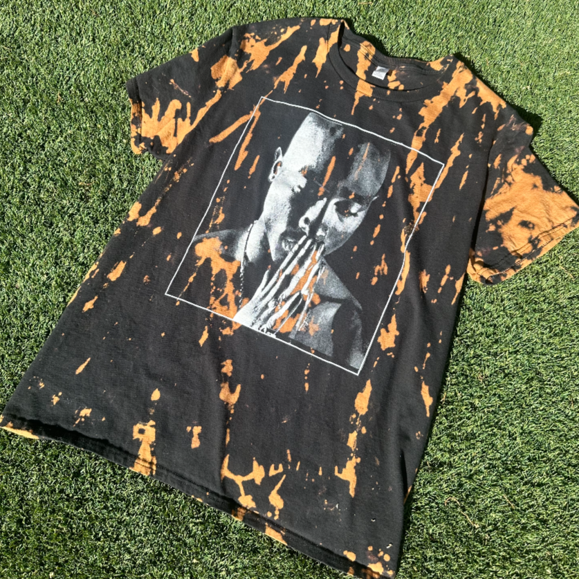 Praying Tupac Tie Dye Tee