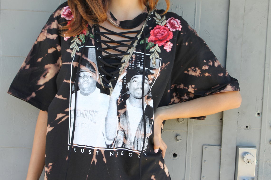 Biggie and Tupac Oversized Tee