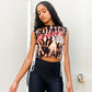 DARE Lace up Crop Tank