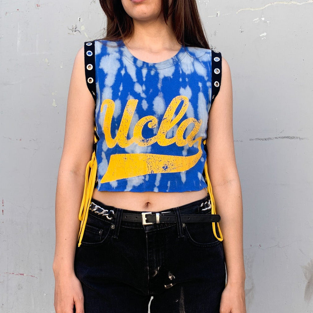 UCLA Lace up Crop Tank